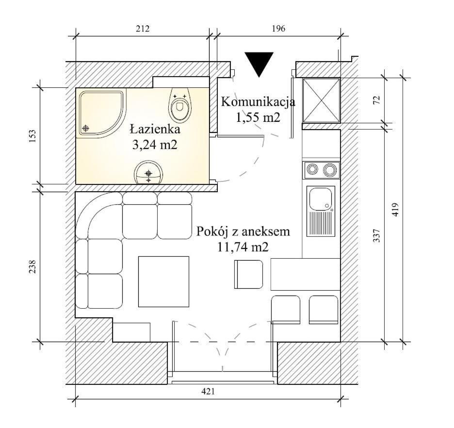 Villa Baltic Chalupy - Apartament Nr 1 外观 照片